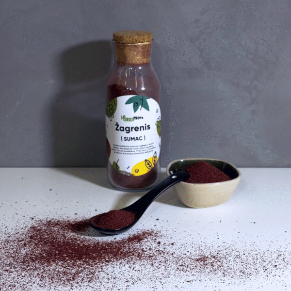 Žagrenis maltas (Sumac)