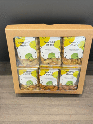 Anakardžių Riešutų Dovanų Rinkinys