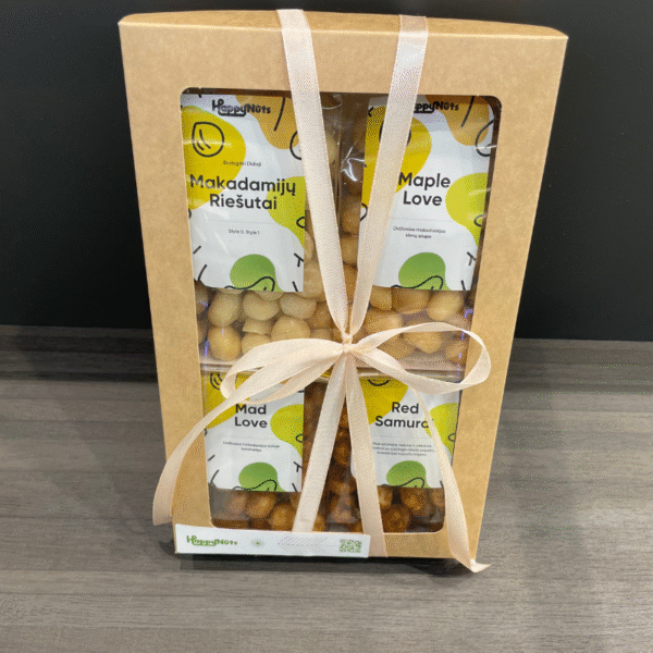 Karališkas Makadamijų Dovanų Rinkinys